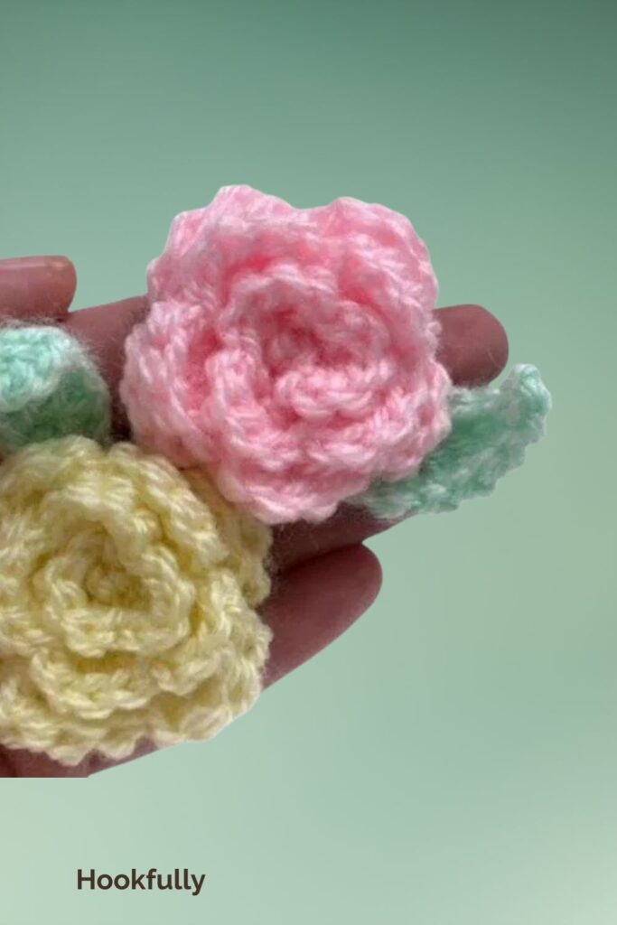 Simple Rose Applique from Hookfully