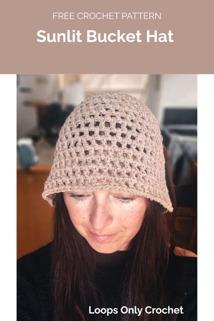 Sunlit Bucket Hat from Loops Only Crochet 1