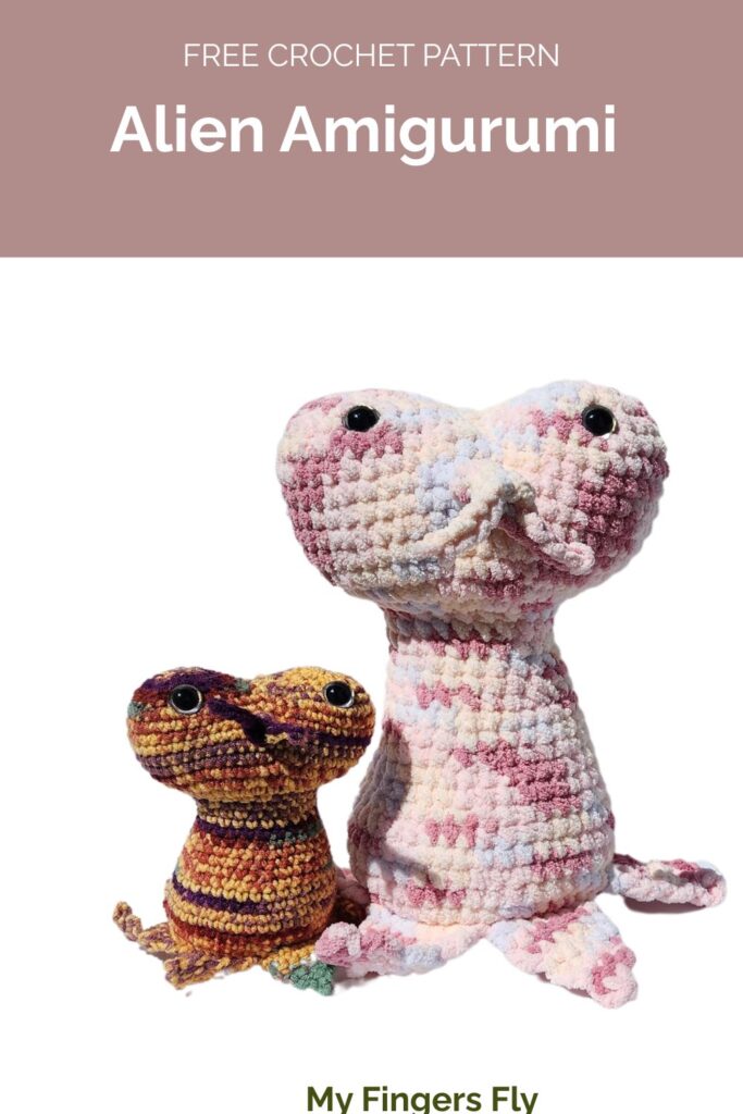 Alien Amigurumi from My Fingers Fly