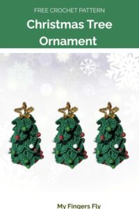 Christmas Tree Ornament from My Fingers Fly