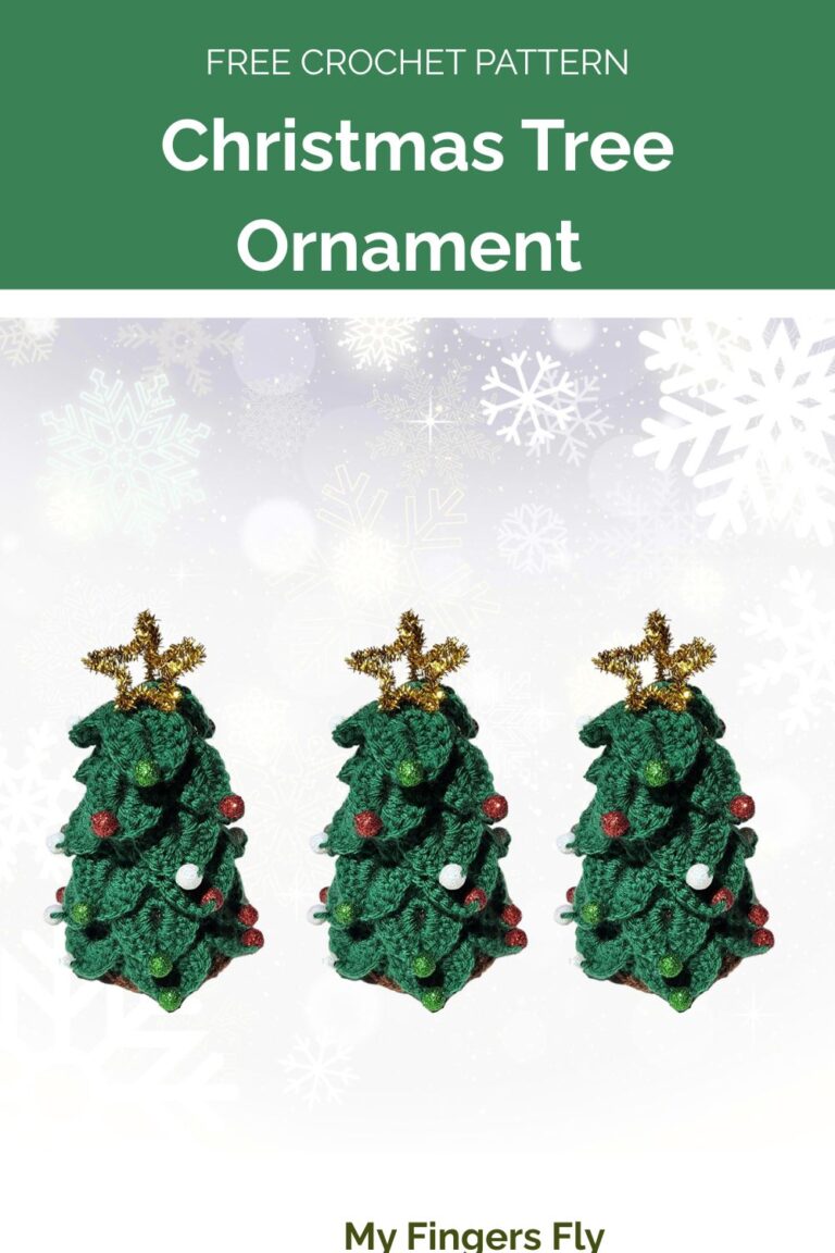 Christmas Tree Ornament from My Fingers Fly