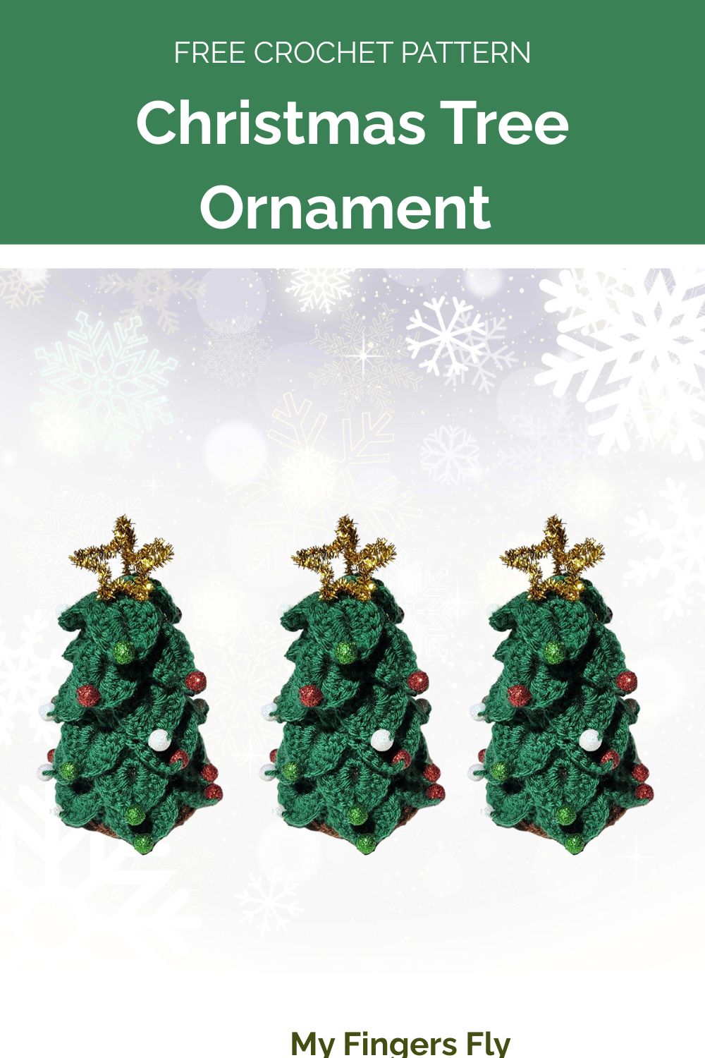 Christmas Tree Ornament Crochet Pattern