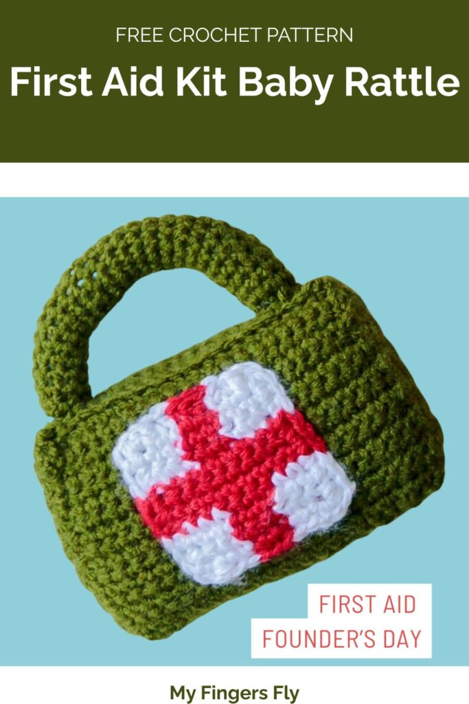 First Aid Kit Baby Rattle from My Fingers Fly