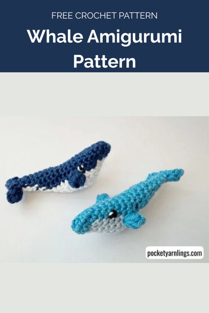 Free Crochet Whale Amigurumi Pattern from Pocket Yarnlings