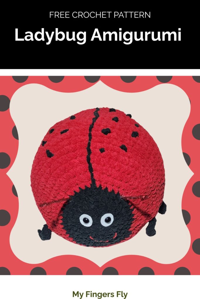 Ladybug Amigurumi from My Fingers Fly