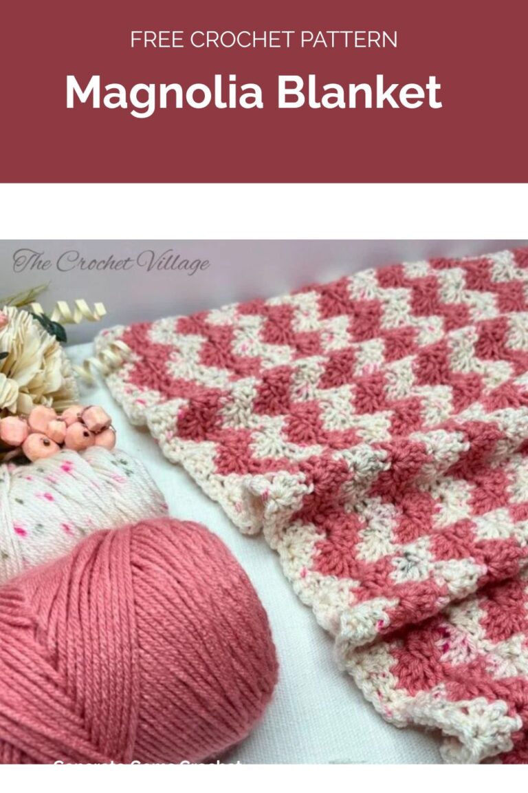 Magnolia Blanket from The Crochet Village