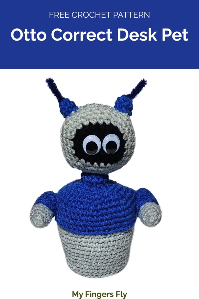 Otto Correct Desk Pet from My Fingers Fly