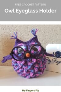 Owl Eyeglass Holder from My Fingers Fly