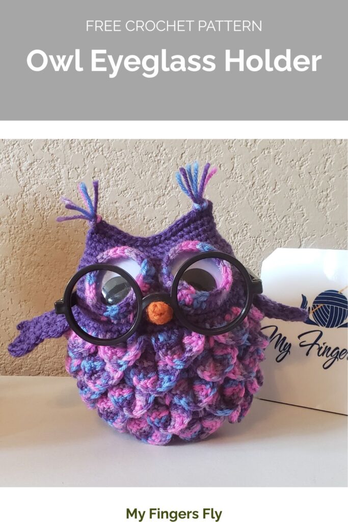 Owl Eyeglass Holder from My Fingers Fly