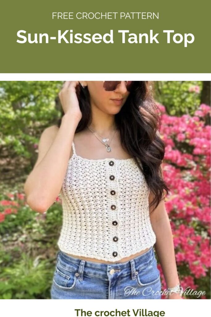 Sun-Kissed Tank Top from The crochet Village