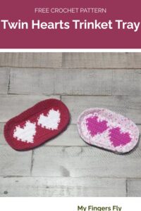 Twin Hearts Trinket Tray from My Fingers Fly