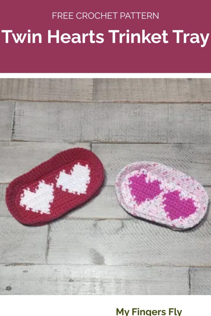 Twin Hearts Trinket Tray from My Fingers Fly