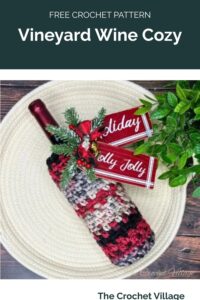 Vineyard Wine Cozy from The Crochet Village