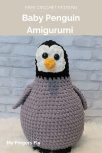Baby Penguin Amigurumi from My Fingers Fly
