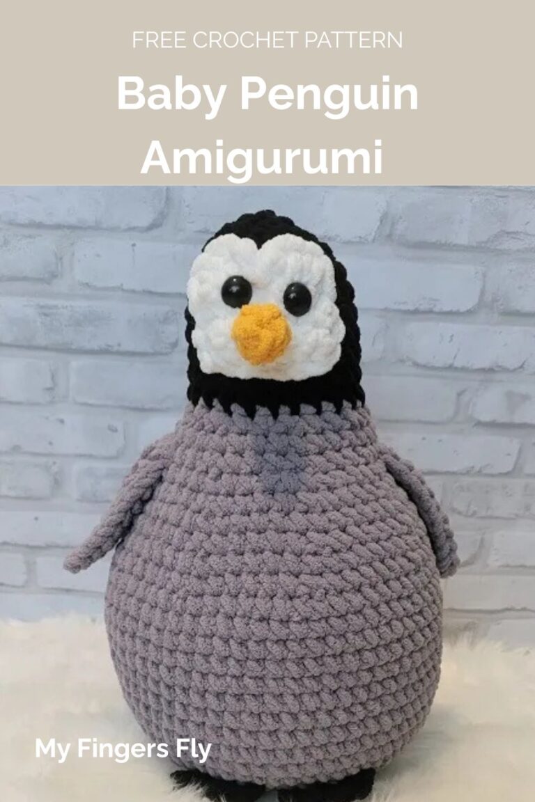 Baby Penguin Amigurumi from My Fingers Fly
