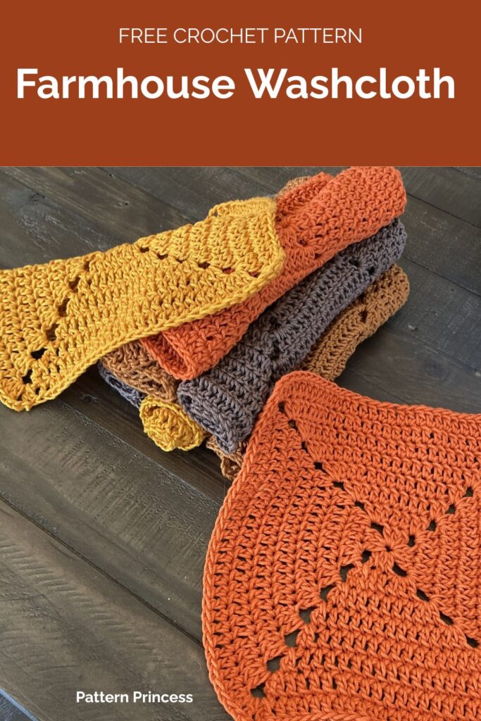Farmhouse Washcloth from Pattern Princess