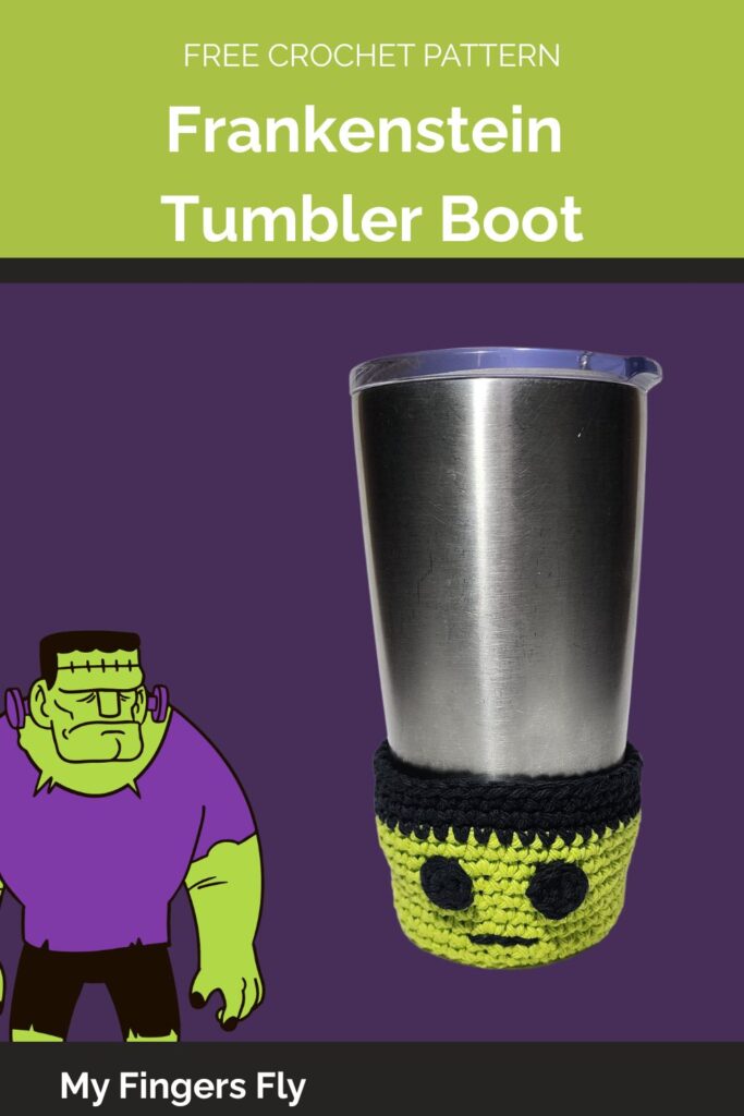Frankenstein Tumbler Boot from My Fingers Fly