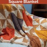 Pumpkin Spice Granny Square Blanket from Pattern Princess