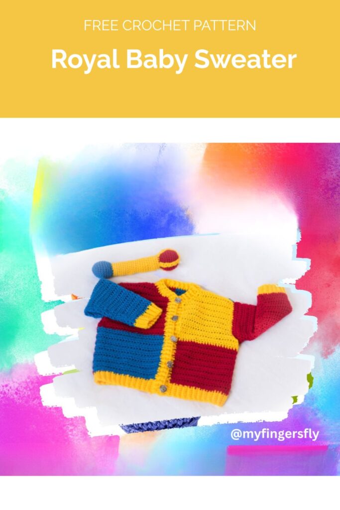 Royal Baby Sweater from My Fingers Fly