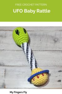 UFO Baby Rattle from My Fingers Fly