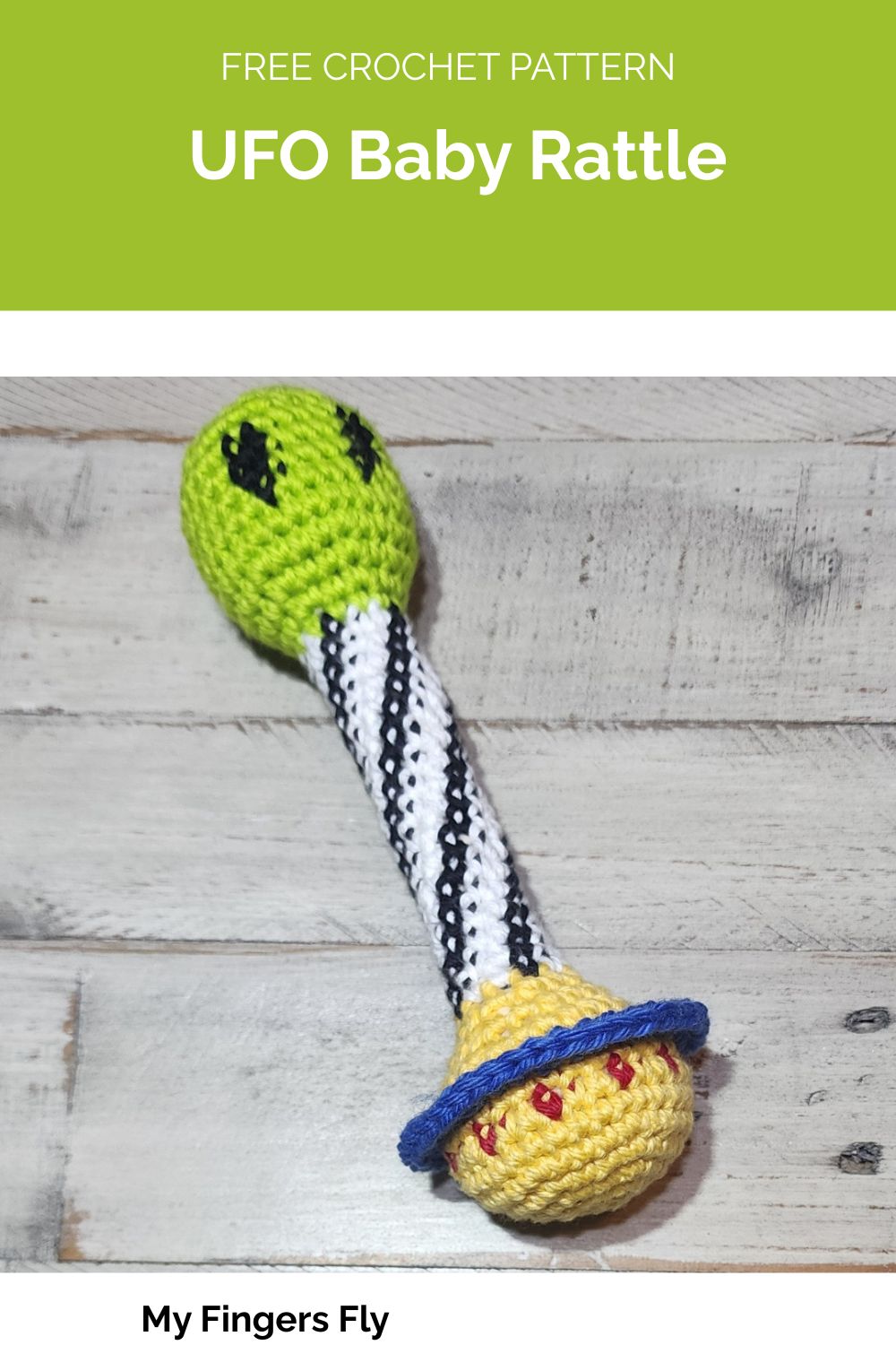 UFO Baby Rattle from My Fingers Fly