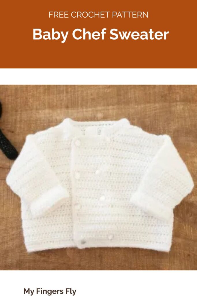 Baby Chef Sweater from My Fingers Fly