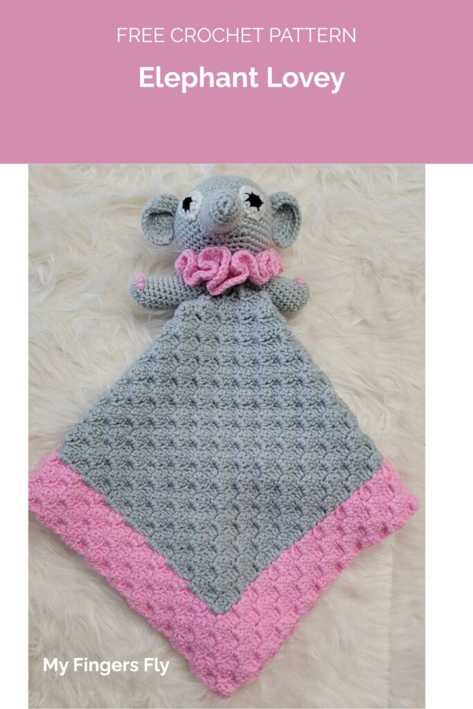 Elephant Lovey Free Crochet Pattern