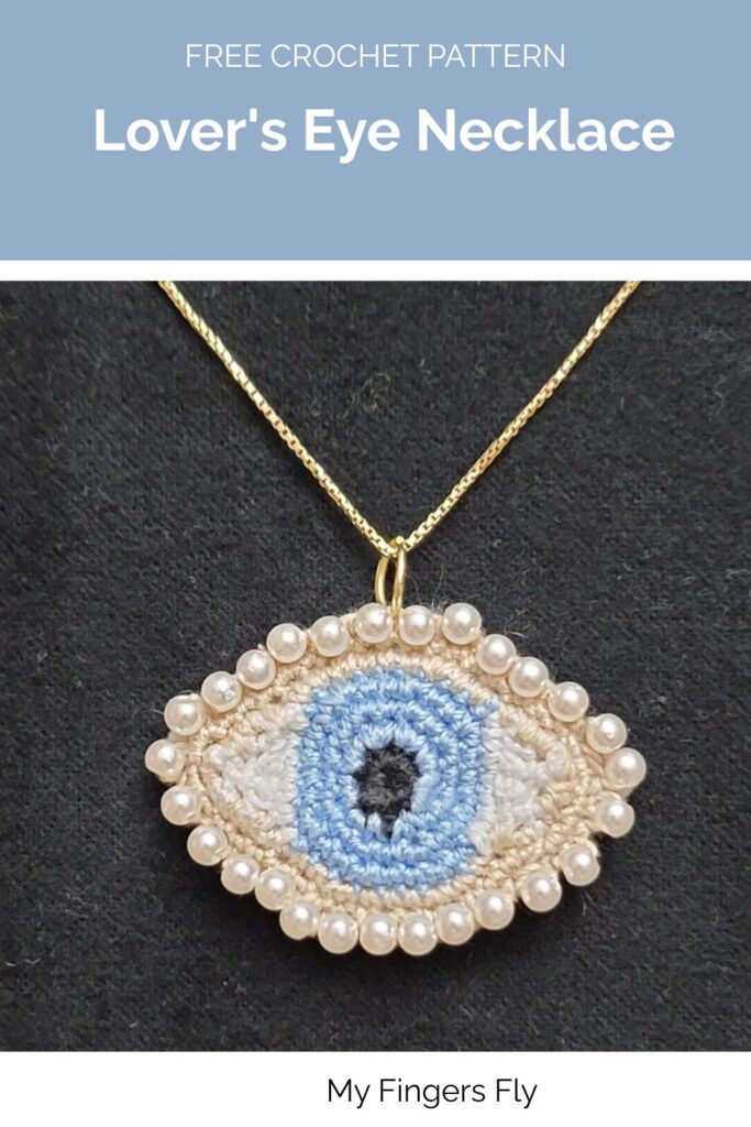 Lover's Eye Necklace from My Fingers Fly