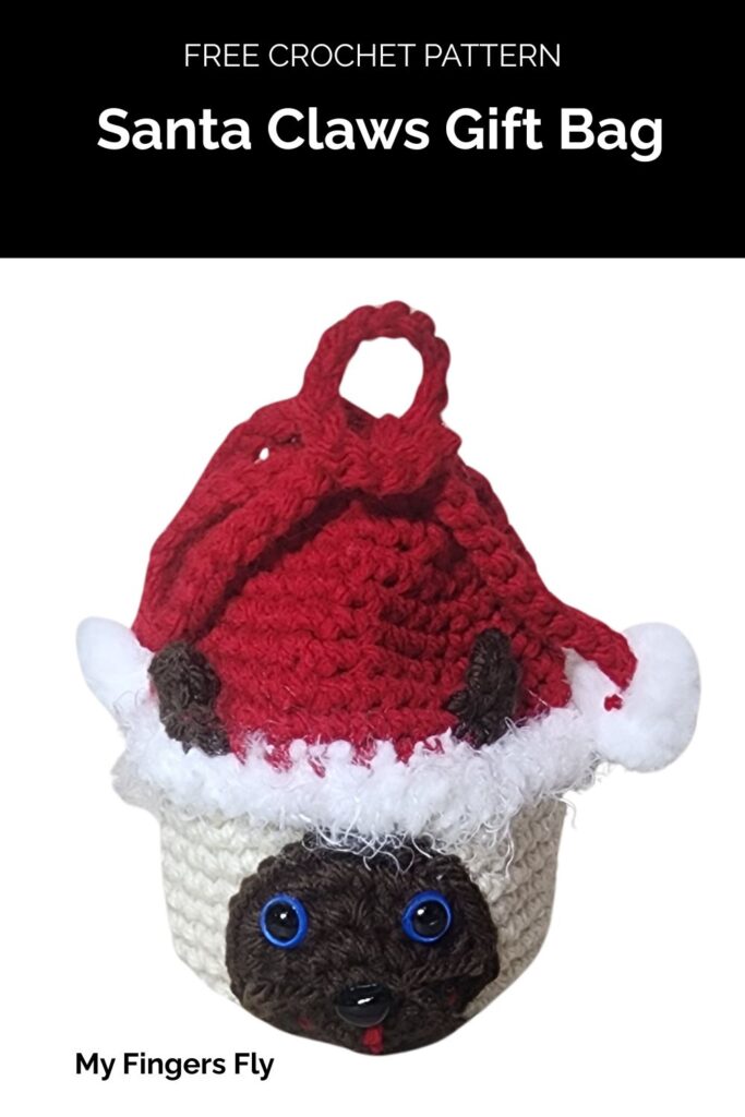Santa Claws Gift Bag from My Fingers Fly