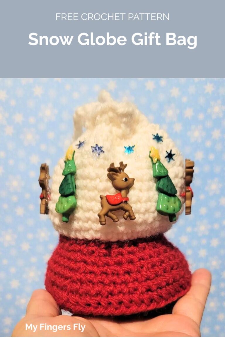 Snow Globe Gift Bag from My Fingers Fly