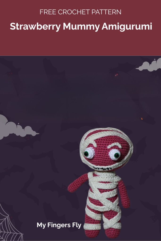 Strawberry Mummy Amigurumi from My Fingers Fly