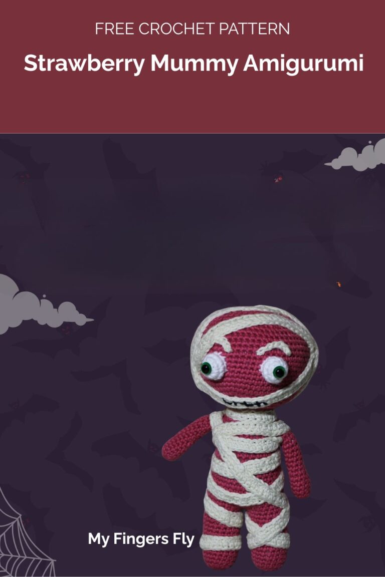 Strawberry Mummy Amigurumi from My Fingers Fly