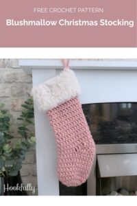 Blushmallow Christmas Stocking from Hookfully