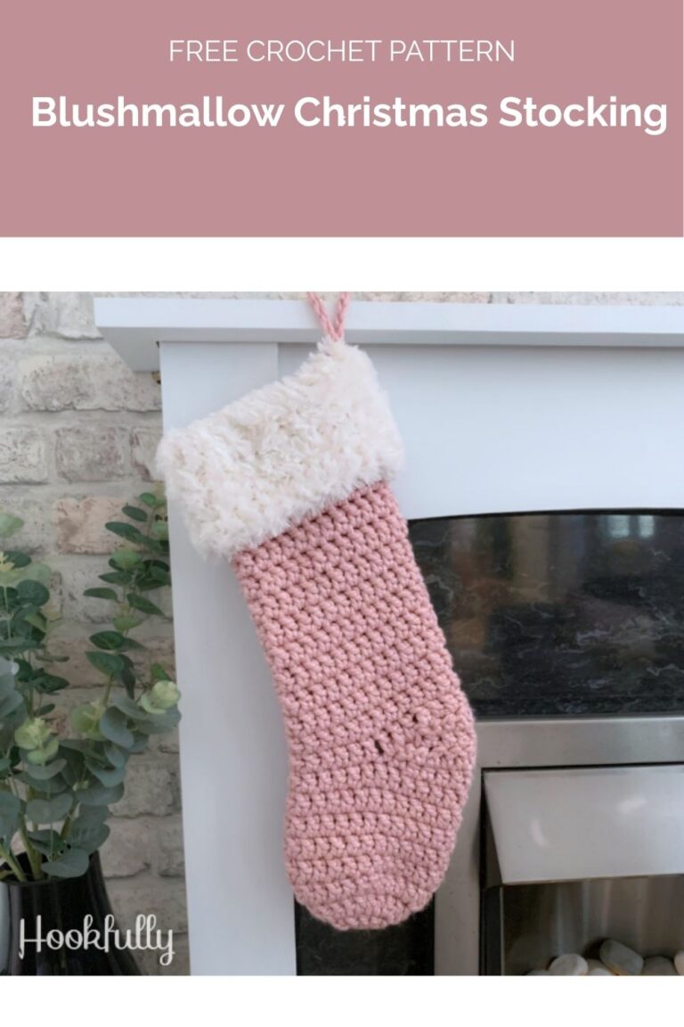 Blushmallow Christmas Stocking from Hookfully