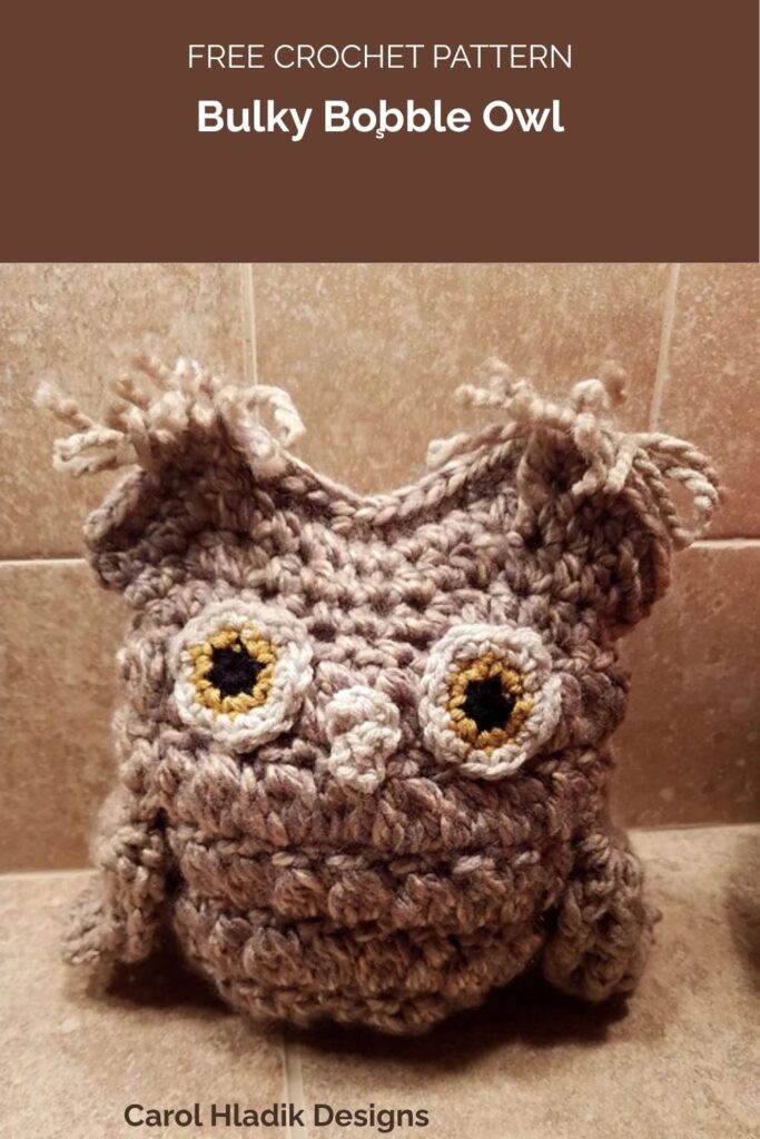 Bulky Bobble Owl from Carol Hladik Designs