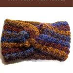 Crochet Ear Warmer Bramble Twist (Free Pattern + Video Tutorial) from Pattern Princess