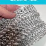 Easy Slanted Ridge Stitch Crochet Tutorial (Free + Video) from Pattern Princess