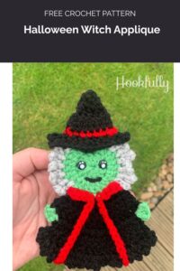 Halloween Witch Applique from Hookfully