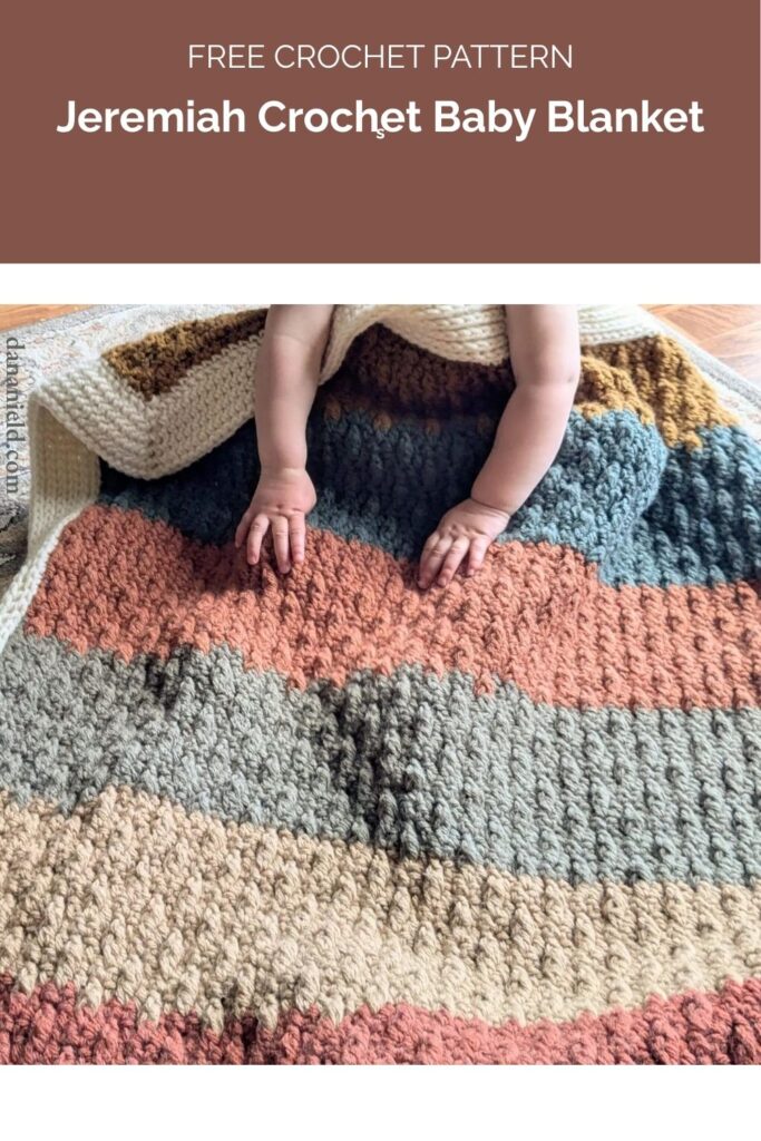 Jeremiah Crochet Baby Blanket from Dana Nield Designs