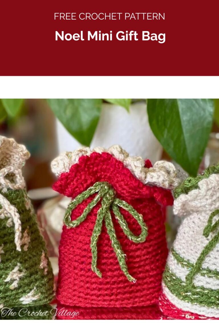 Noel Mini Gift Bag from The Crochet Village