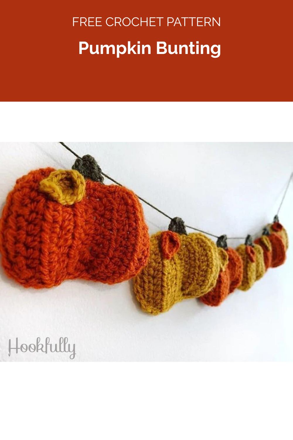 Free Pumpkin Bunting Crochet Pattern