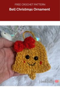 Bell Christmas Ornament from Hookfully