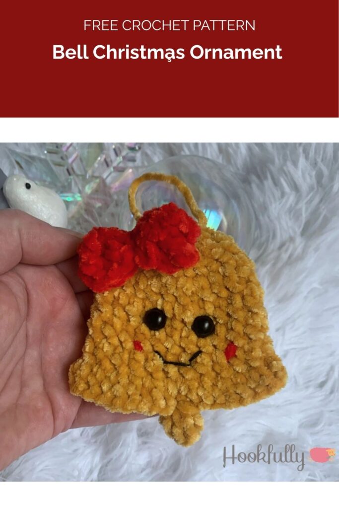 Bell Christmas Ornament from Hookfully