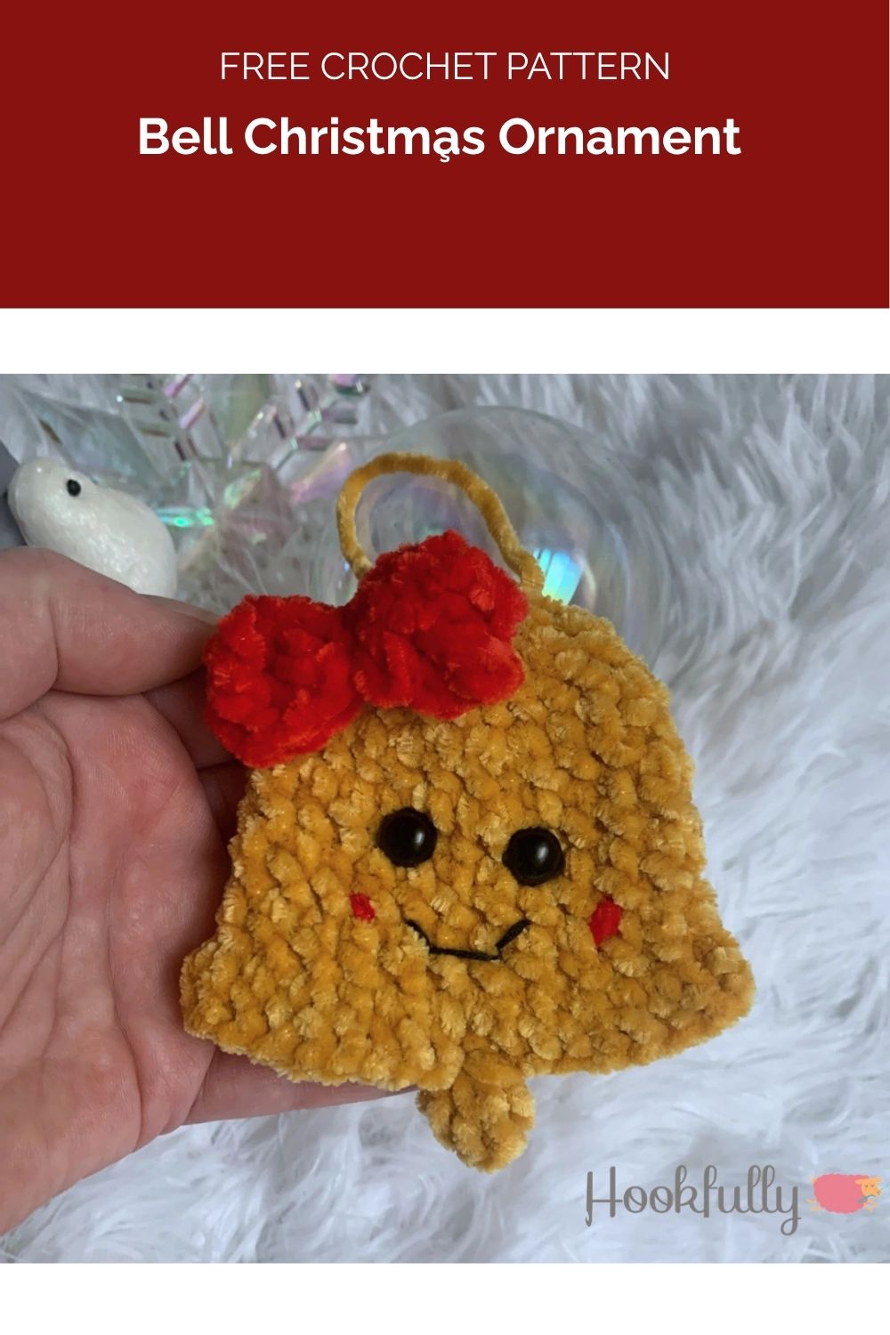 Bell Christmas Ornament Crochet Pattern