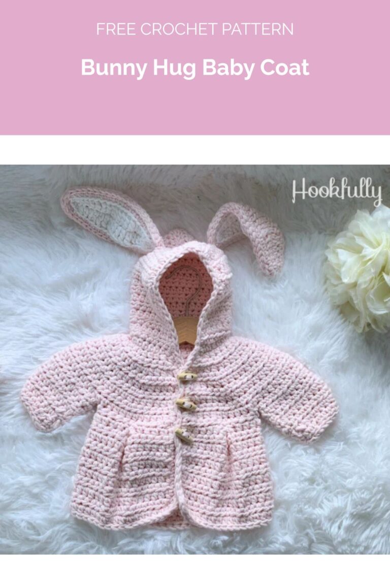 Bunny Hug Baby Coat Crochet Pattern from Hookfully