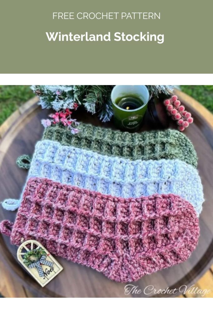 Winterland Stocking from The Crochet Village