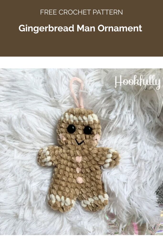 Gingerbread Man Ornament from Hookfully
