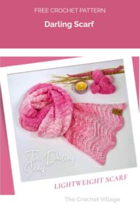 Darling Scarf Crochet Pattern from The Crochet Village