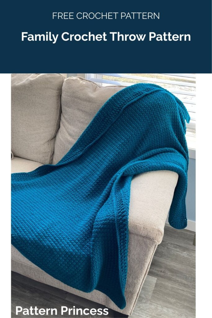 Family Crochet Throw Pattern from Pattern Princess