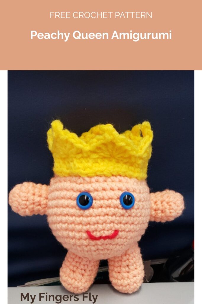Peachy Queen Amigurumi from My Fingers Fly